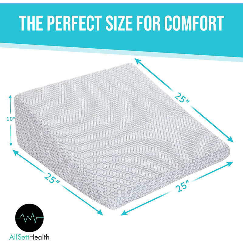 AllSett Health Memory Foam Firm Cooling Pillow Wayfair